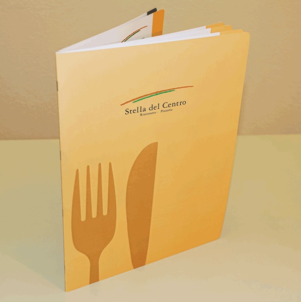 Speisen- und Getränkekarte - Modell Swiss Card